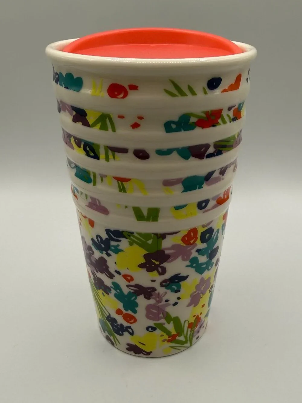 Starbucks 'Spring Floral' Ceramic Mug & Lid